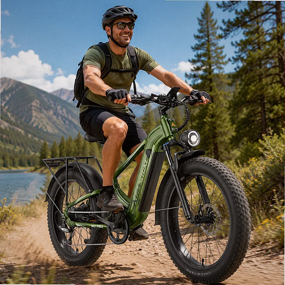 Aipas M2 PRO Electric Bike 1800W 48V 26" Fat Tire Mountain eBike Adults