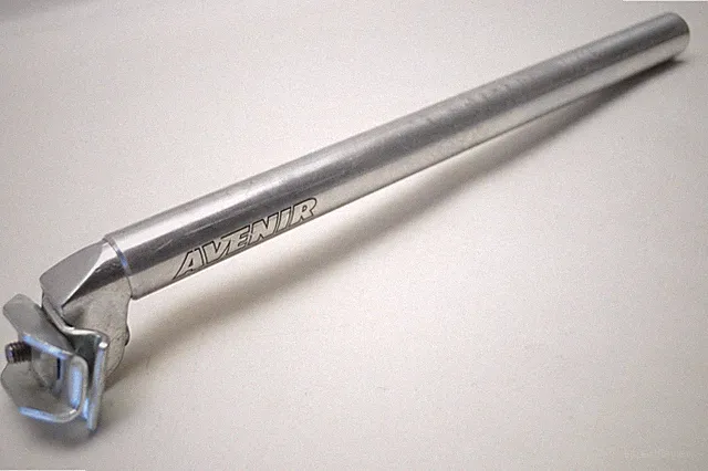 AVENIR 26.0 MM ALLOY MICRO ADJUSTABLE BICYCLE SINGLE BOLT SEAT POST 350 MM TALL