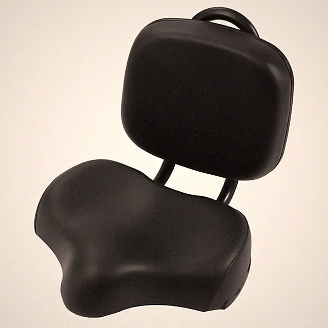 Bike Seat with Backrest for Adult Tricycle PU Cushion Adjustable Back Support