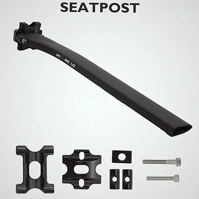 Carbon Fiber Seatpost Road Bike D-shaped Seatpost 5mm/15mm Offset 350mm