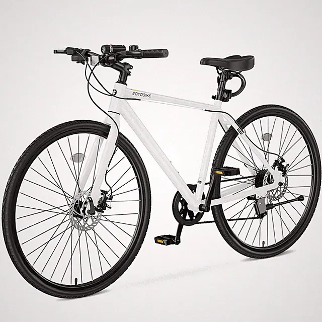 MOPHOTO Hybrid Bikes, 29 inch Adults Bike 700C Bikes 8 Speed w/ Aluminum Frame