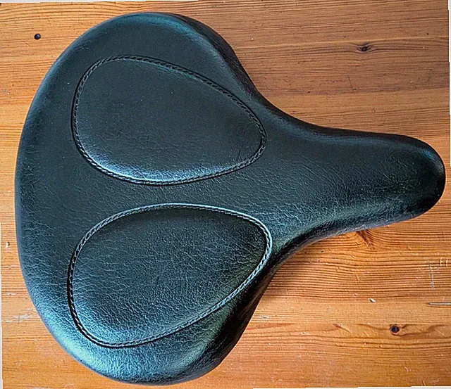 Schwinn Airdyne Exercise Bike Seat Black Extra Wide Saddle Heavy Duty