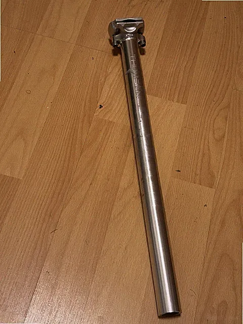 Thomson Elite Silver Bicycle Seat Post 27.2 x 410 SP-E113 MTB 0 Setback USA