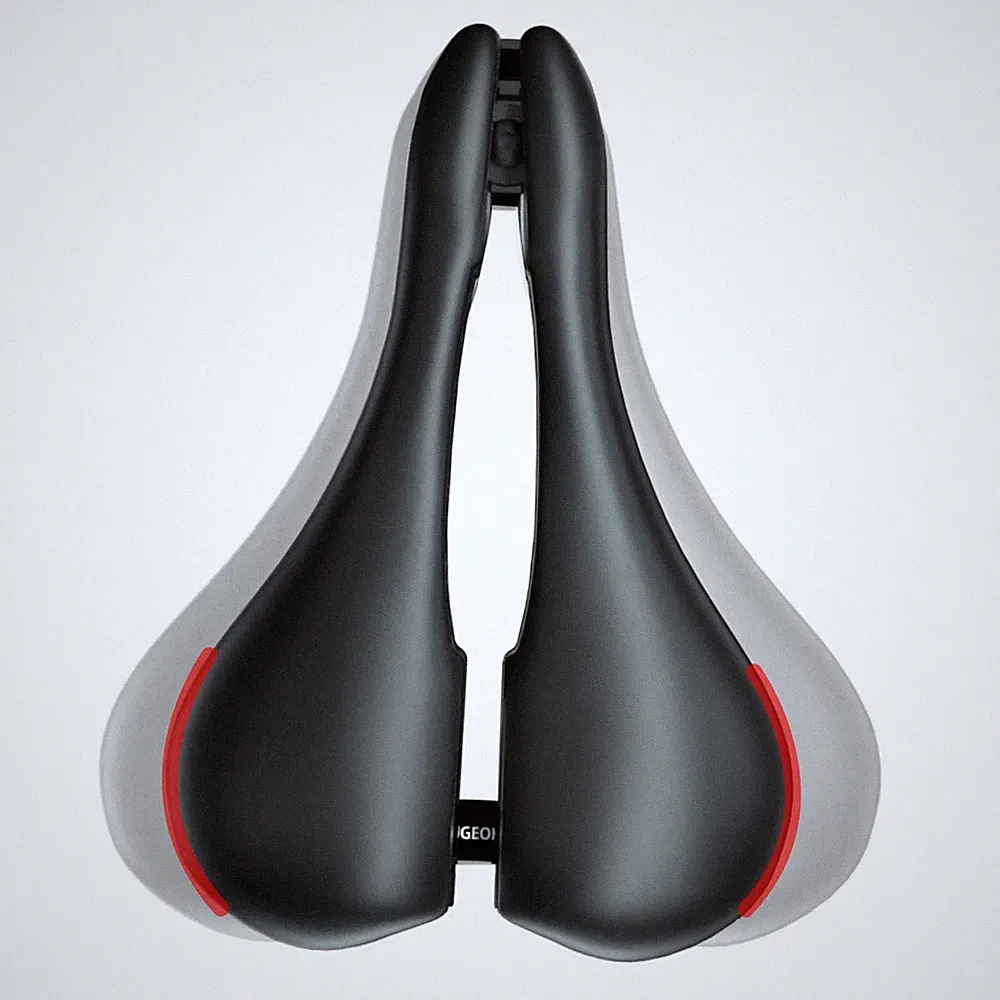 Width Adjustable Bike Seat - Comfortable Prostate Friendly Bicycle Saddle Sui...