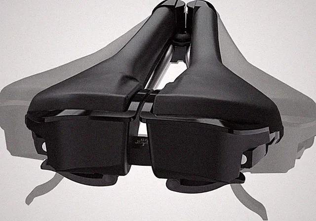 Width Continuously Adjustable Bike Seat - Comfortable & Prostate Friendly Bicycl